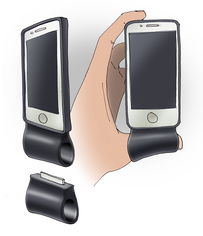 Scanycase 健康诊断智能手机配件 仪器可以分析血糖和血管